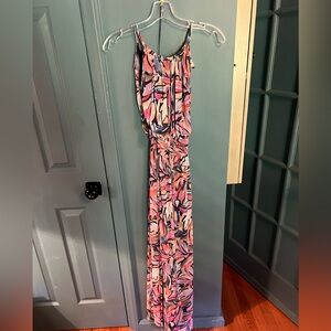 London Times Multicolor Abstract Dress